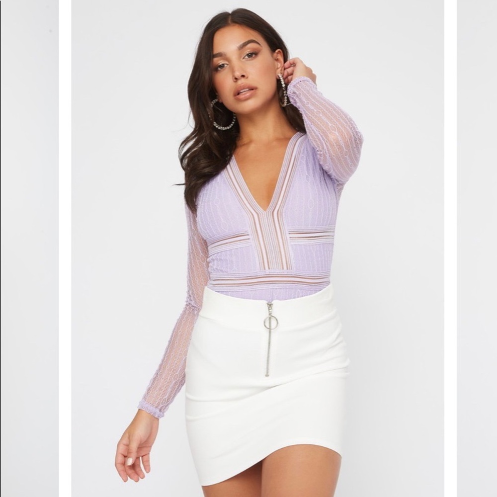 Cut out back Bodysuit